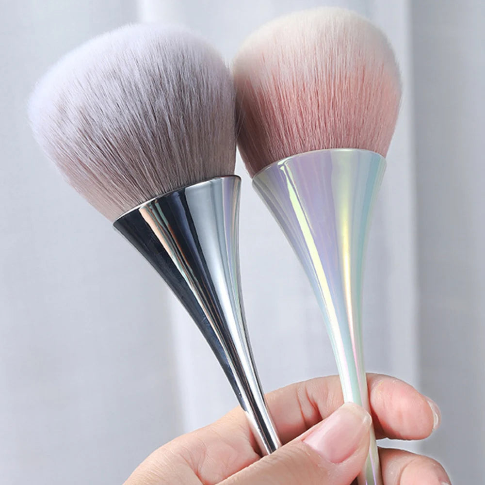 Nail Dust Clean Brush Blusher Loose Powder Makeup Brush Soft Nail Art Brush Long Handle Brush Gel Polish Dust Cleaning Brushes ShopOnlyDeal