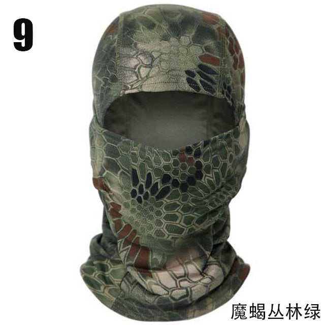 Tactical Camouflage Balaclava Full Face Mask Wargame CP Military Hat Hunting Bicycle Cycling Army Multicam Bandana Neck Gaiter ShopOnlyDeal