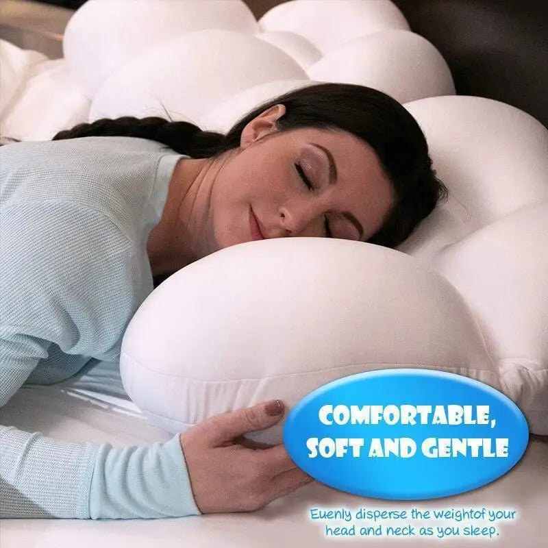 All-round Egg Shaped Cloud Pillow Soft Bed Pillow Nursing Pillow 3D Ergonomic Sleeping Memory Foam Egg Shaped Ergonomic Pillows ShopOnlyDeal