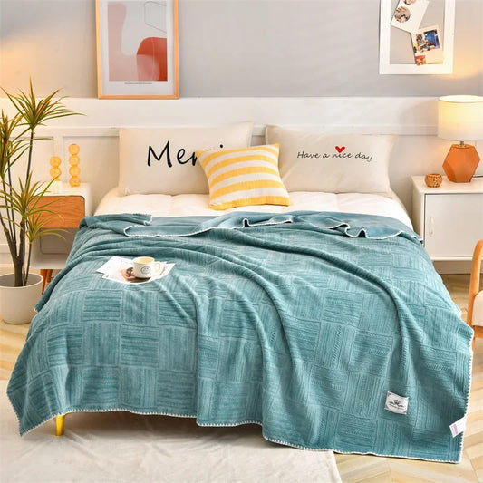 Milk Velvet Cooling Blanket Lightweight Summer Comforter for Bed and Couch Cozy Soft Suitable for All Seasons ShopOnlyDeal