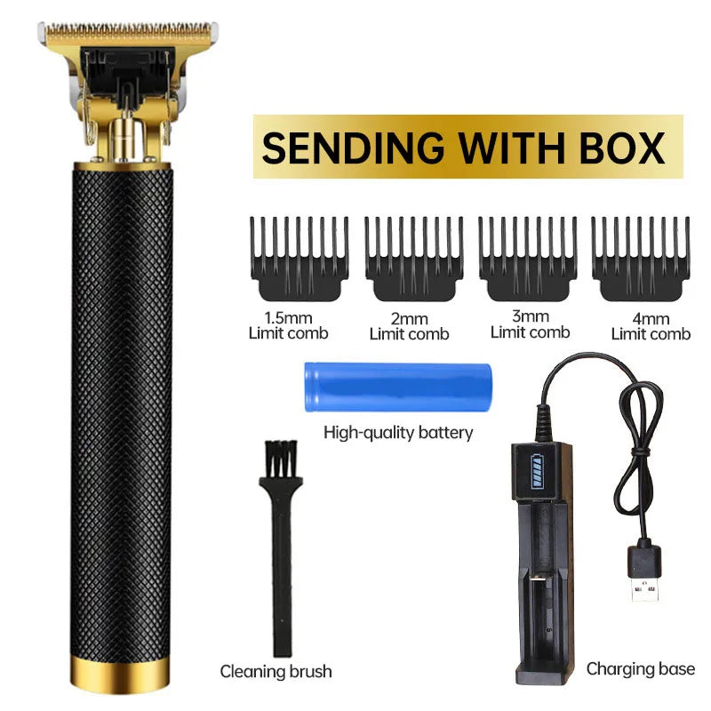 Powerful Professiona Electric Wireless Man Hairdresser Men Barber Shop Groin Beard Repairer Mustache Facial Hair Trimmer Clipper ShopOnlyDeal