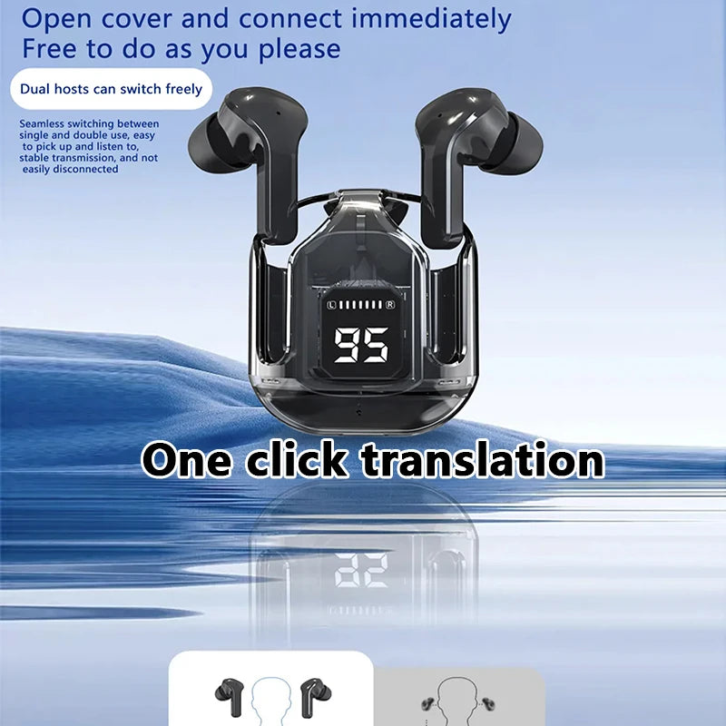 Wifi translator wireless bluetooth headset travel translation headset 80 national languages real-time voice translation earplugs ShopOnlyDeal