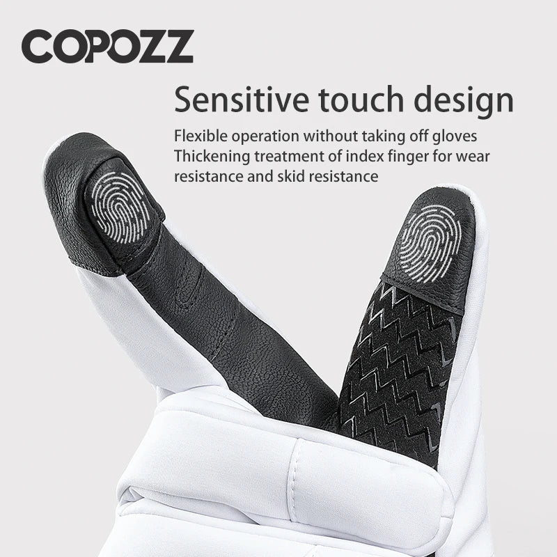 COPOZZ Winter Ski Gloves Hipora Diaphragm 3M Thinsulate Snowboard Gloves Thermal Warm Touch Screen Skiing Gloves Men Women ShopOnlyDeal