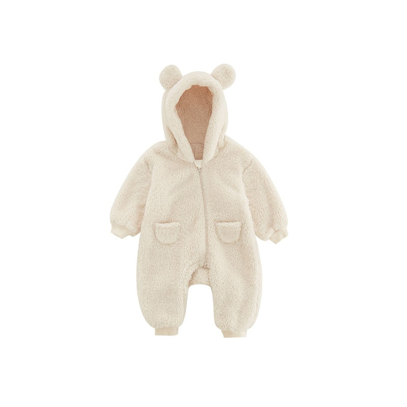 0-2Y Newborn Baby Rompers Spring Autumn Warm Fleece Baby Boys Costume Baby Girls Clothing Animal Overall Baby Outwear Jumpsuits ShopOnlyDeal