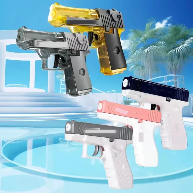 "Aqua Blaster" Summer Water Gun | High-Pressure, Full Automatic | Non-Electric Pistol for Kids & Adults | Ultimate Beach Toy Fun Girls Adult ShopOnlyDeal