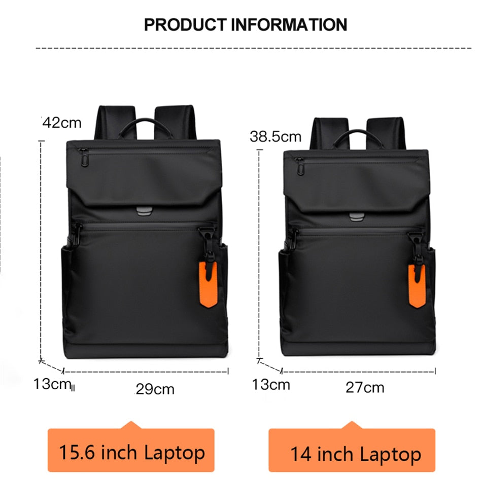 High Quality Waterproof Men's Laptop Backpack Luxury Brand Designer Black Backpack for Business Urban Man Backpack USB Charging ShopOnlyDeal