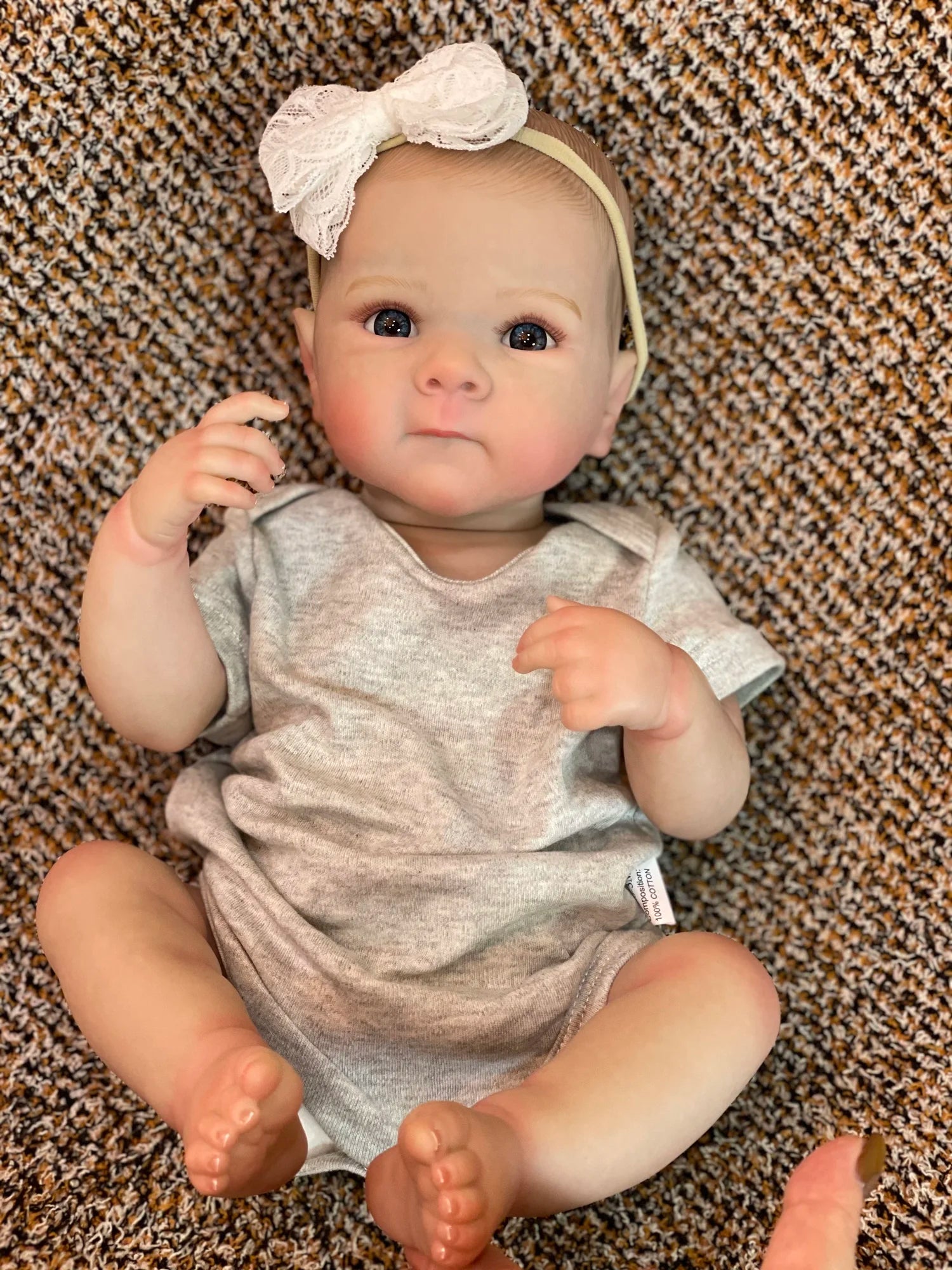 Cuddly Bettie Bebe Reborn Girl Full Body Silicone Doll 50cm Collectible Lifelike Realistic Art Reborn Dolls muñecas reborn ShopOnlyDeal