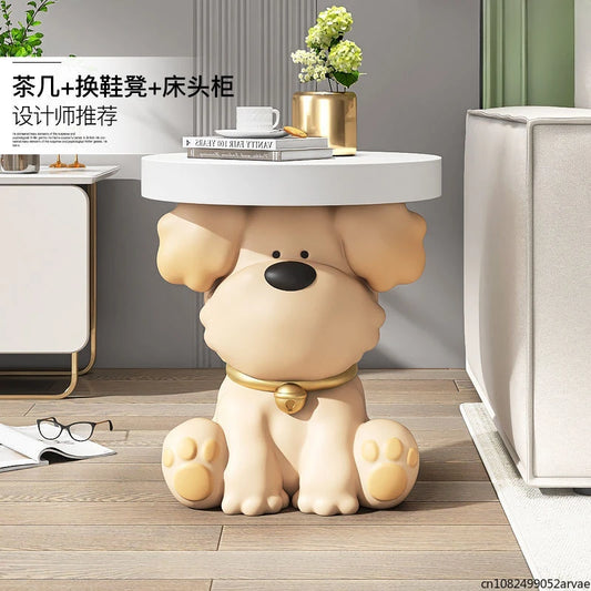 Trendy Cartoon Dog Floor-standing Ornament | Coffee Table Next to the Sofa | Living Room Home Furniture Decoration Gift ShopOnlyDeal