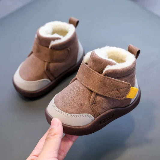 Winter Baby Shoes Boys Girls Warm Plush Toddler Snow Boots 0-5 Years Kids Fashion Anti-slip Sneakers Children Shoes ShopOnlyDeal