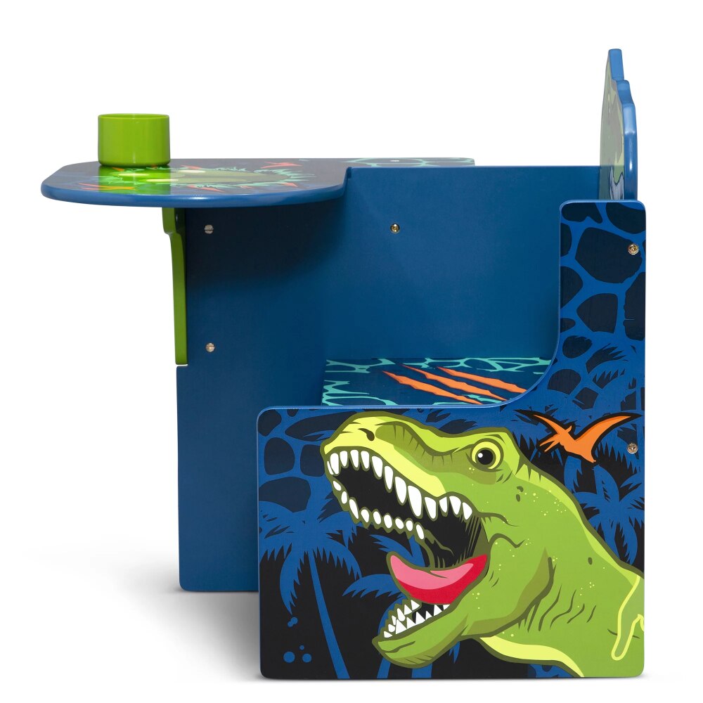 Discover Endless Fun with Children Dinosaur Chair Desk with Storage Bin - Greenguard Gold Certified Kids Table and Chair Set - Perfect for Creative Play! ShopOnlyDeal
