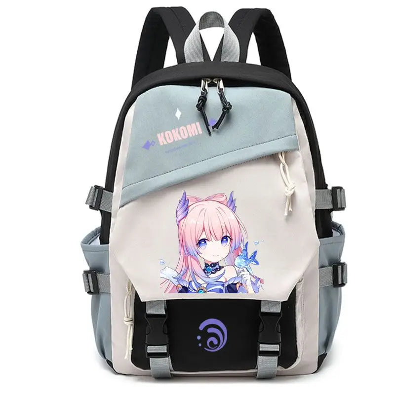 Genshin Impact Anime Cosplay Backpack | Beelzebul, Ayaka, Xiao Themed School Bag | Bookbag Travel Rucksack | Outdoor Gifts for Boys & Girls ShopOnlyDeal