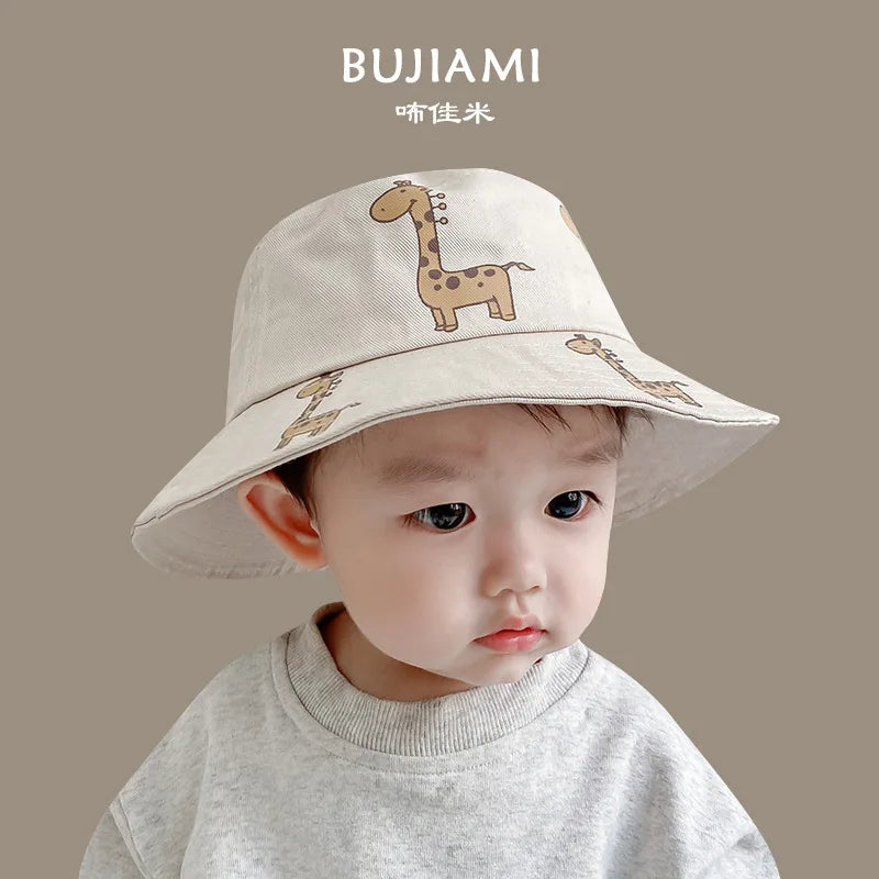 Cotton Newborn Autumn Cartoon Boy Fisherman Girls Baby Casual Kids Edge Sun Warm Hat Summer Cute Windproof Cap For Children ShopOnlyDeal