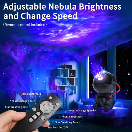 Galaxy Projector Led Night Light Star Projector Astronaut Projector Galaxy Light for Home Decorative Bedroom Children Kids Gift ShopOnlyDeal