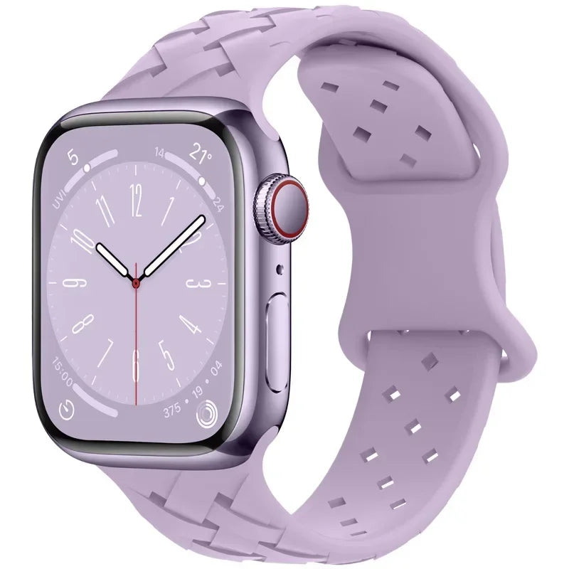 Sport Silicone Woven Loop Strap for Apple Watch Band Ultra | 49mm, 45mm, 44mm, 41mm, 40mm, 42mm, 38mm | iWatch Series 8, 7, 6, 3 Bracelet ShopOnlyDeal