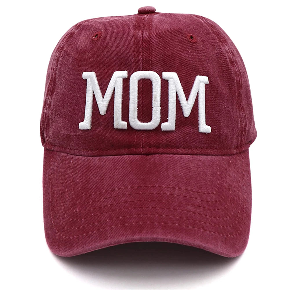 Mom And Dad Hats Fathers Day Mom Dad Gifts Hat Embroidered Adjustable Outdoor Black Baseball Caps For Couples Parents ShopOnlyDeal