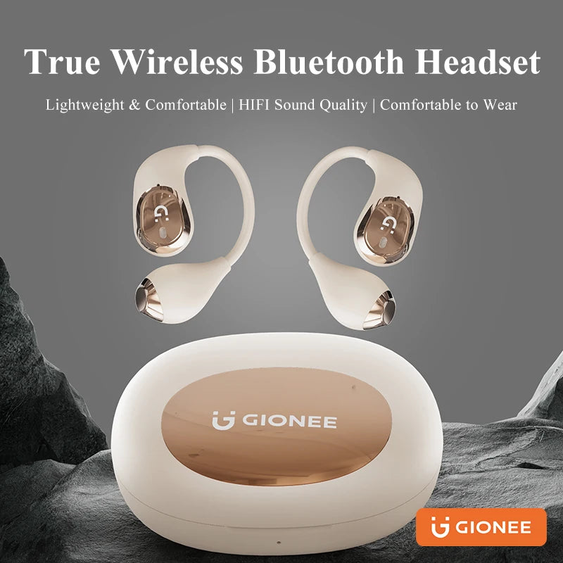 Wireless Headphones Ear Clip Earphones | Bluetooth 5.3 with 2Mic ENC HD Call Noise Reduction | Sports Earbuds ShopOnlyDeal