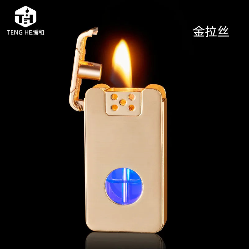 Classic Intelligent Voice Controlled Ignition Kerosene Lighter | Large Capacity | Blue Light Retro Lighter ShopOnlyDeal