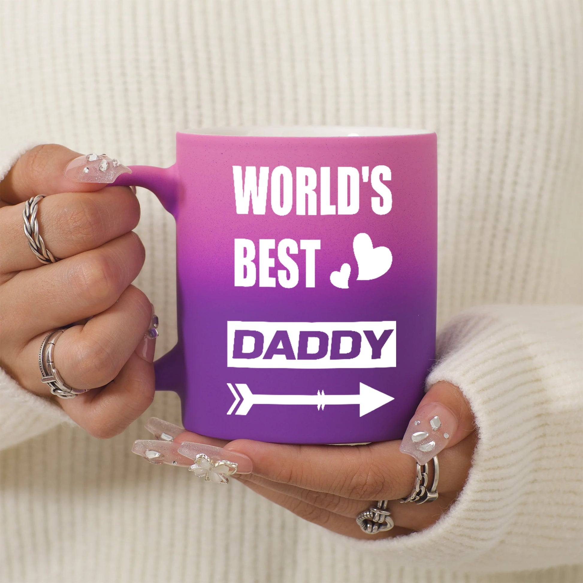 1pc 11oz World's Best Daddy Milk Mug | Fun Creative Gift for Dad | Father's Holiday Ceramic Coffee Mug ShopOnlyDeal