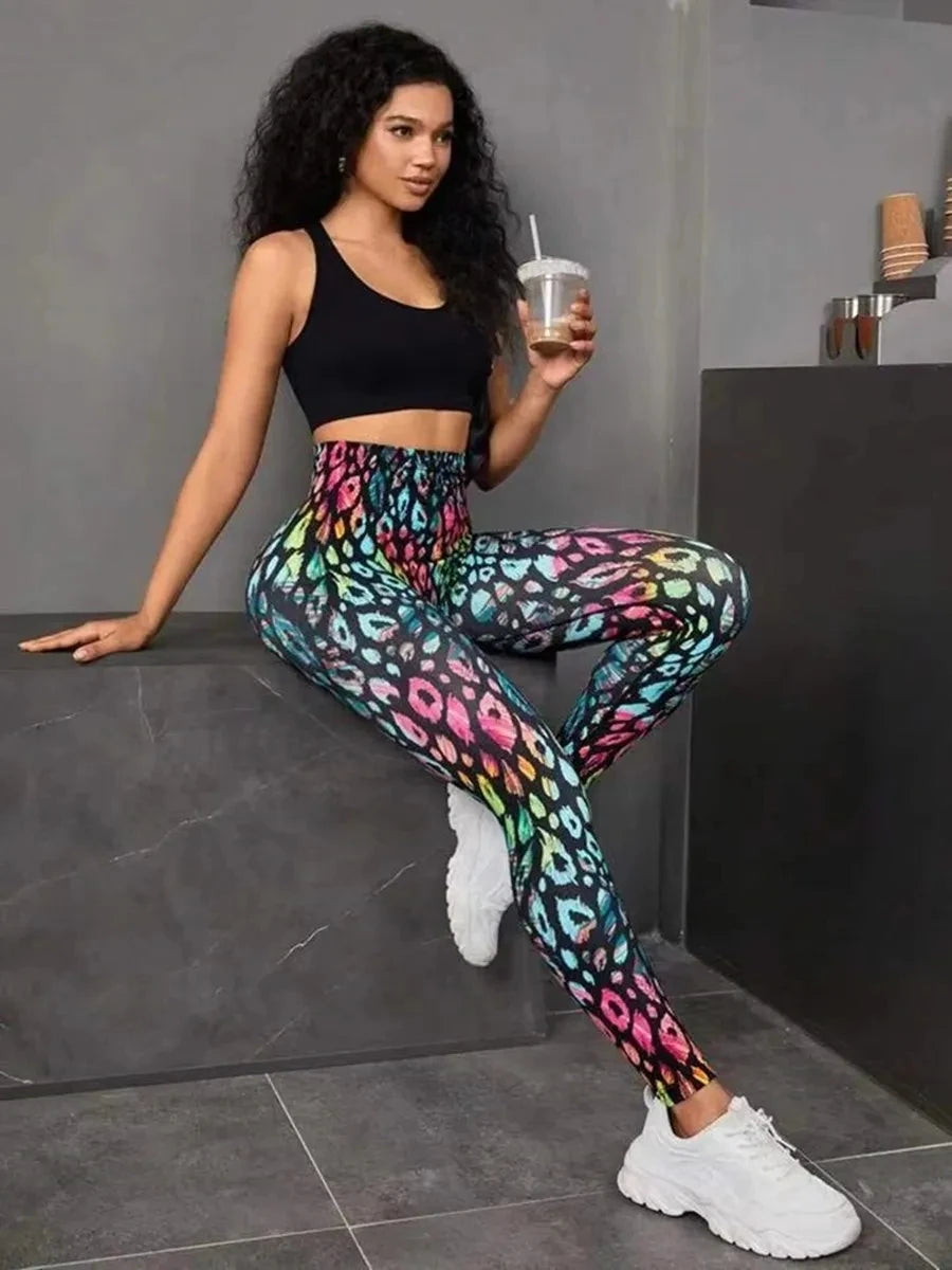 New 3D Print Tie Dye Sports Pants | Women Seamless Leggings | High Waist Fitness Push Up Leggings | Gym Clothing Workout Tights ShopOnlyDeal