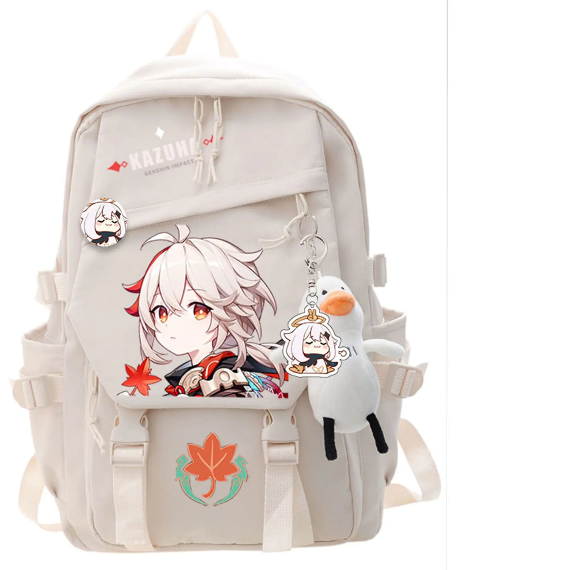 Kazuha Genshin Impact Anime Cosplay Students School Bag Backpack Ayaka Xiao Bookbag Travel Rucksack Outdoor Boys Girls Gifts ShopOnlyDeal