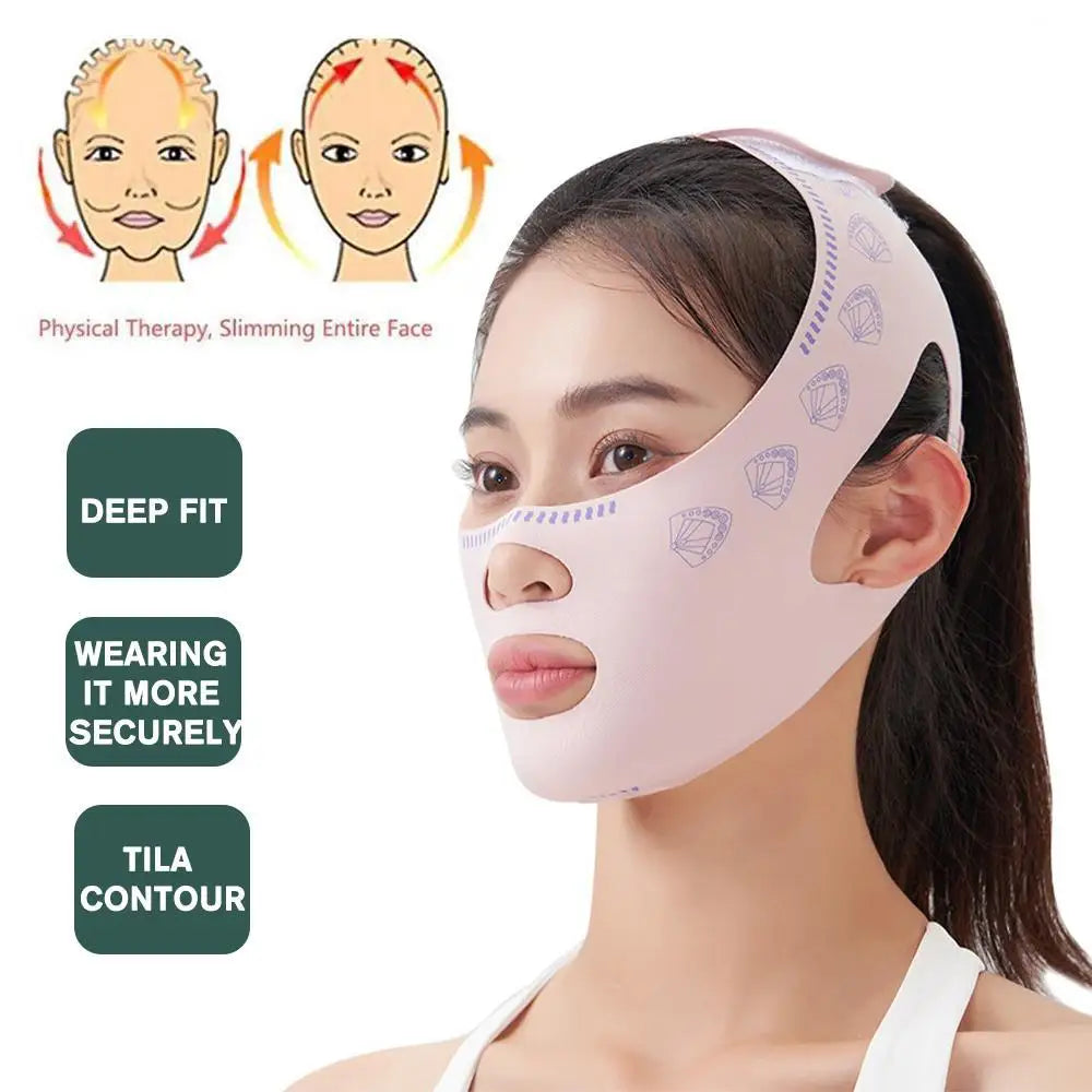 Chin Cheek Slimming Bandage V Shaper V Line Lifting Mask Face Lifting Anti Wrinkle Strap Band Sleeping Mask Beauty Health ShopOnlyDeal