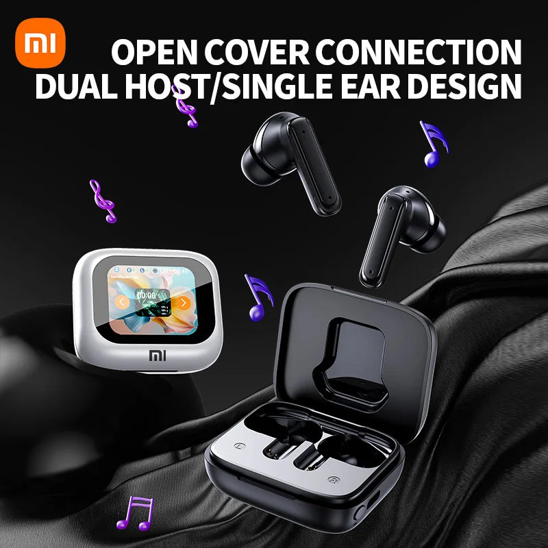 XIAOMI New Full In-Touch Screen Headphone ANC E18 Pro | Bluetooth 5.4 Noise Cancelling Earphone | Wireless In-Ear ENC Earbuds with Mic ShopOnlyDeal