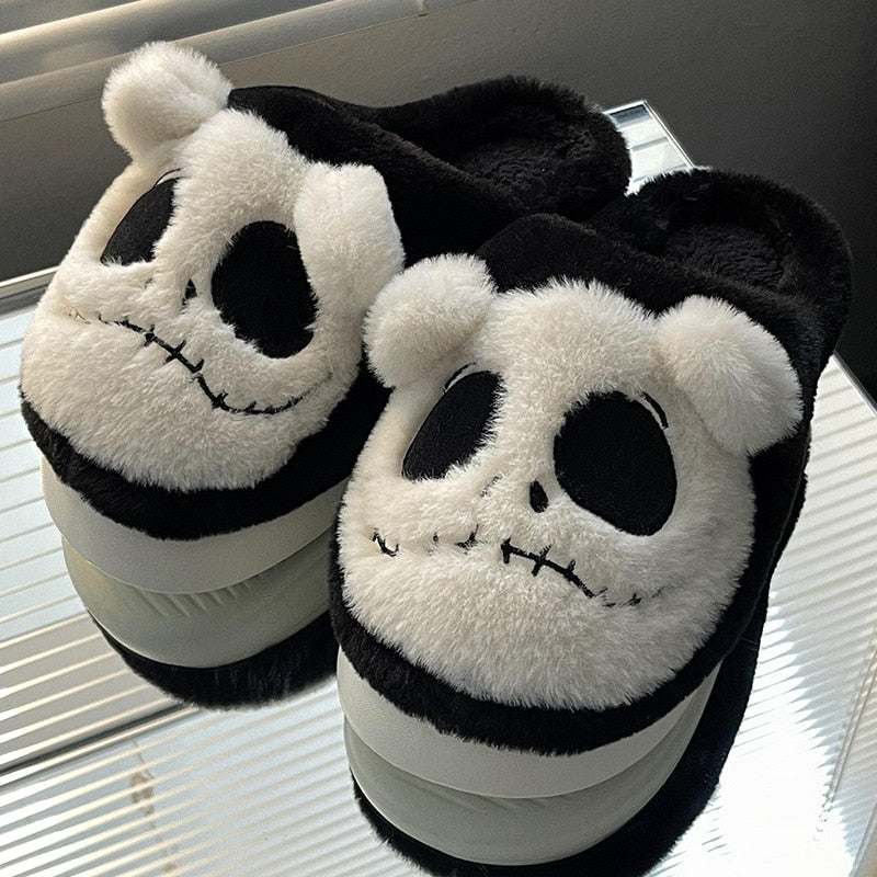 Home Slipper for Women Winter Autumn Plush Comfy Warm Indoor Cotton Lady Girls Shoes Slides Designer Goth Zombie Bear Slippers ShopOnlyDeal