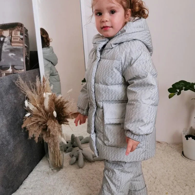 Winter Overalls Jumpsuit for Girls Boy Children Suits Jackets Kids Snowsuit Duck Down Parka Coat Toddler Baby Bear Toy Outerwear ShopOnlyDeal