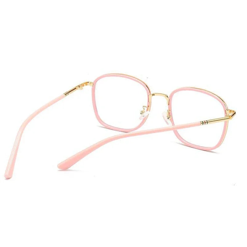 Large Oversized Reading Glasses for Women | Unisex Fashion Square Blue Light Blocking Presbyopia Eyeglasses - Luxury Retro Far Sight Eyewear ShopOnlyDeal