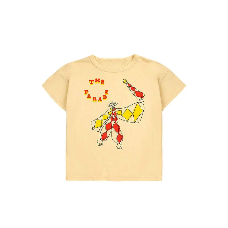 Kids Tshirt |Children's Instagram Cartoon Fun Short Sleeve Inner Casual T-shirt ShopOnlyDeal