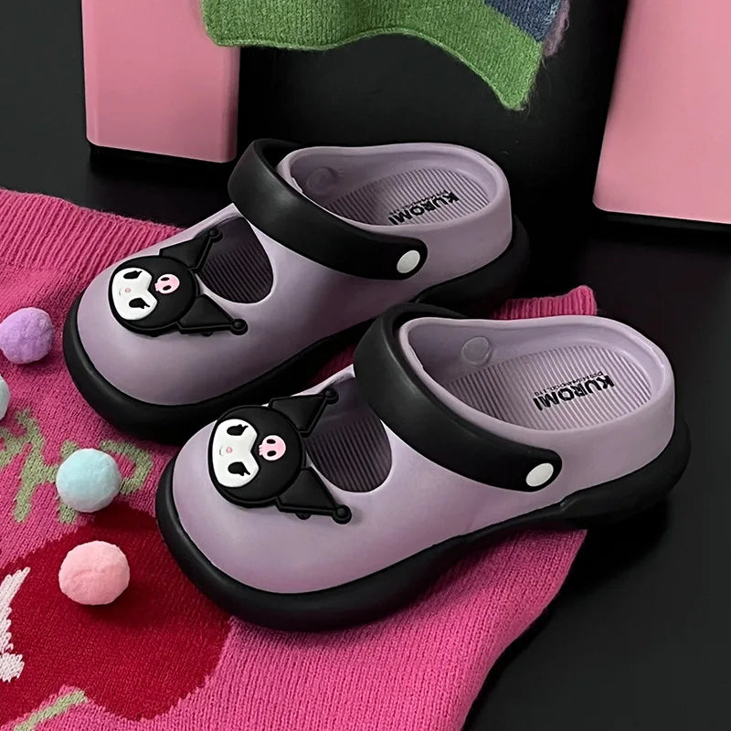 Sweet Slippers Cartoon Mary Jane Shoes EVA Soft Sandals Antislip Waterproof Kuromi Cinnamoroll Free Shipping ShopOnlyDeal