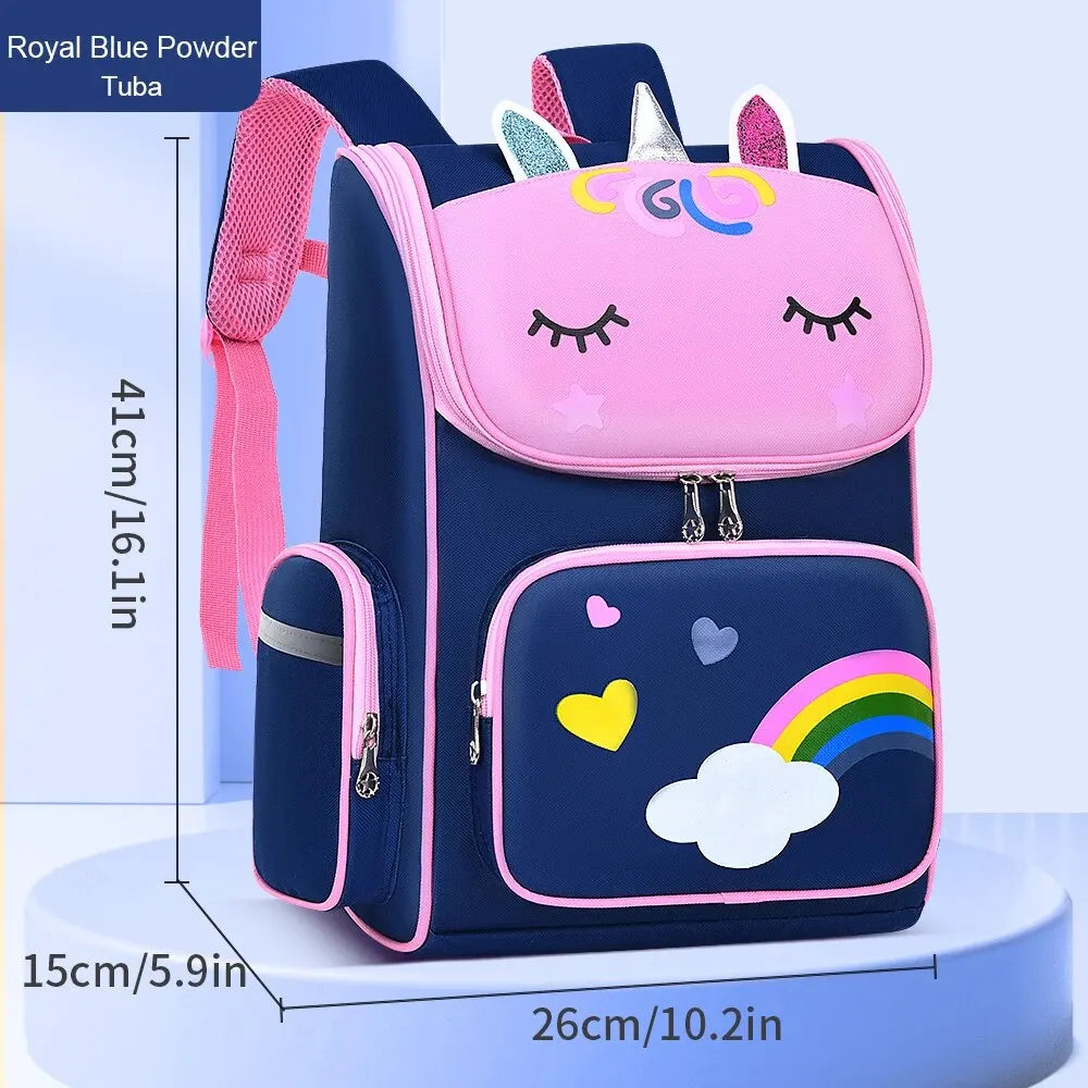 Children's Elementary School Students Schoolbag Girls | Grades 1-6, Ages 6-12 | Shoulders Backpack Cute Waterproof Light ShopOnlyDeal