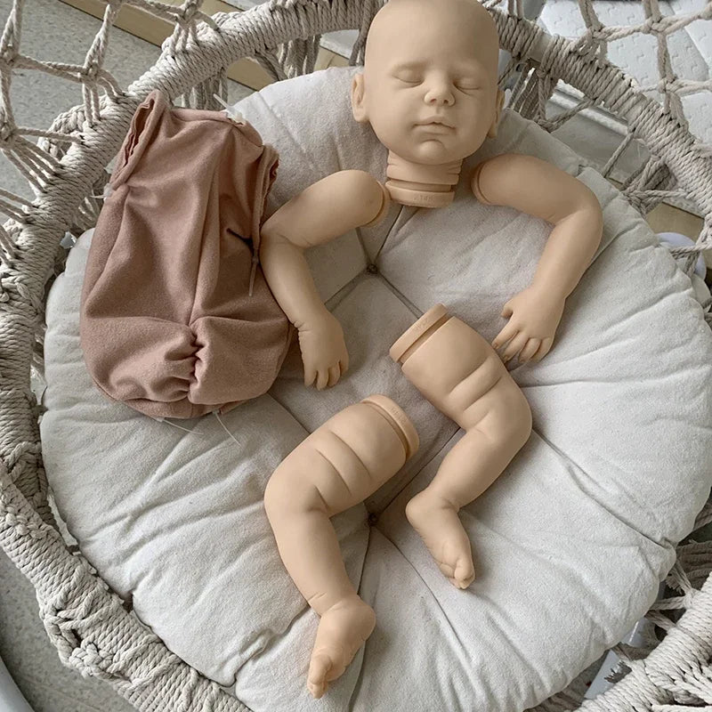 20inch Reborn Doll Kit Viviana Sleeping Baby Lifelike Sweet Baby Unfinished DIY Doll Parts ShopOnlyDeal