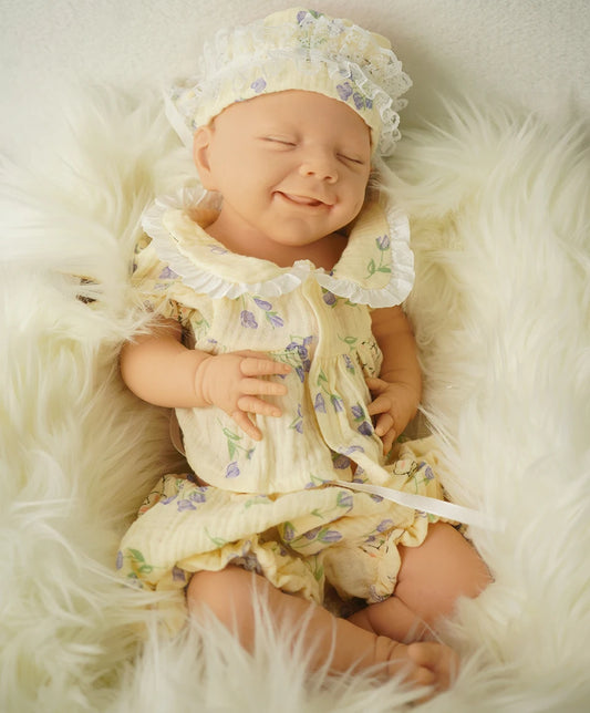 44cm Full Silicone Reborn Doll Dressable Dress Up Cute Soft Girls 2.76kg ShopOnlyDeal