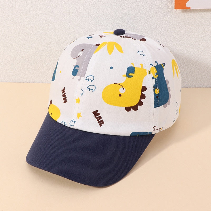 Cartoon Dinosaur Children Baseball Cap Cute Animal Kids Sun Hat Spring Corduroy Outdoor Boys Girls Peaked Caps Bonnet Gorras ShopOnlyDeal