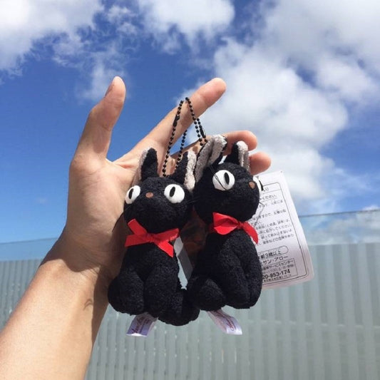 Studio Hayao Miyazaki Kiki's Delivery Service Black Plush Toy Cute Mini Black Cat Kiki Stuffed Toy Keychain Pendant ShopOnlyDeal