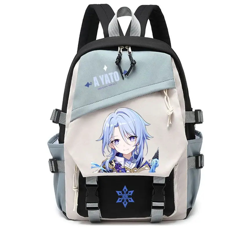 Genshin Impact Anime Cosplay Students School Bag Backpack Beelzebul Ayaka Xiao Bookbag Travel Rucksack Outdoor Boys Girls Gifts ShopOnlyDeal