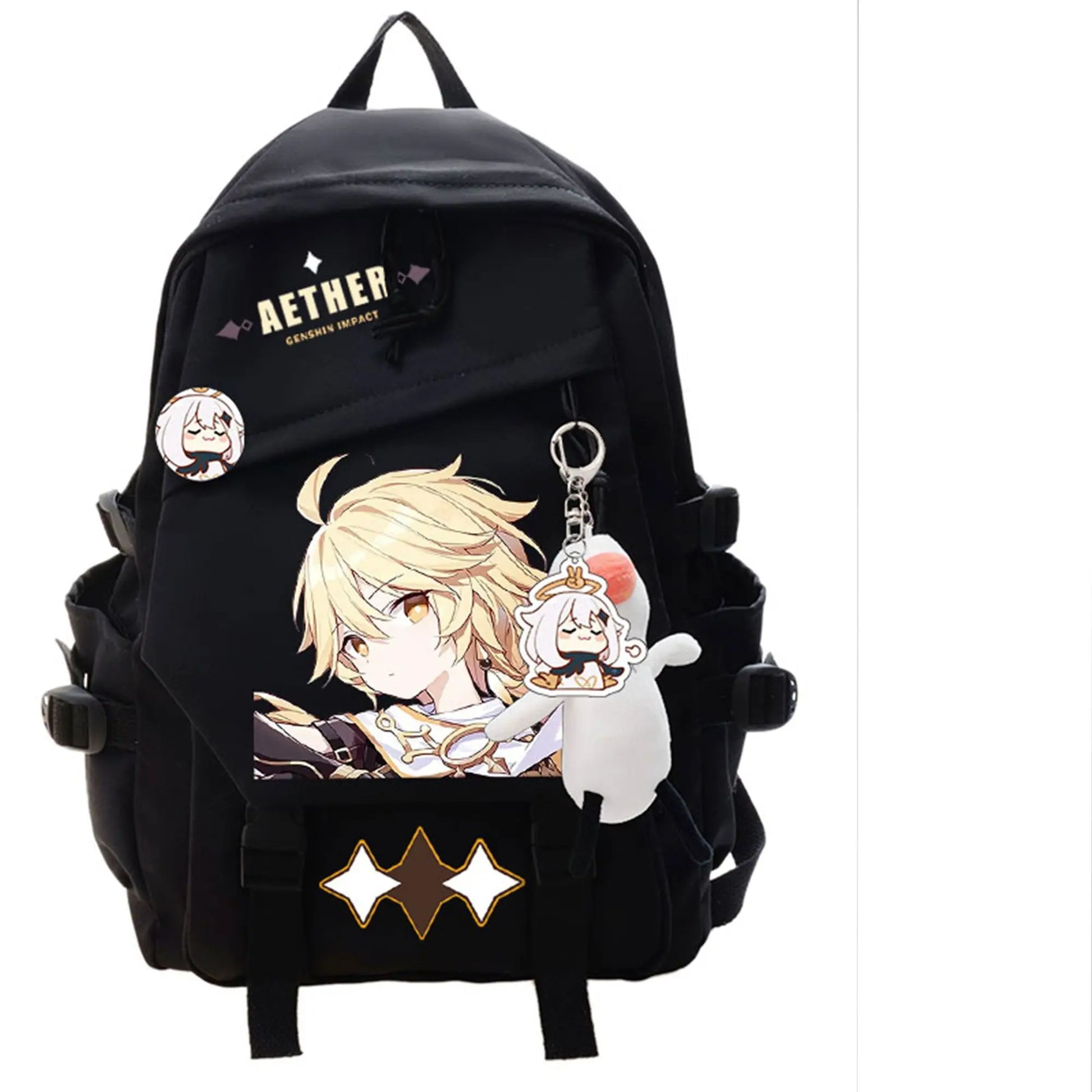 Kazuha Genshin Impact Anime Cosplay Students School Bag Backpack Ayaka Xiao Bookbag Travel Rucksack Outdoor Boys Girls Gifts ShopOnlyDeal