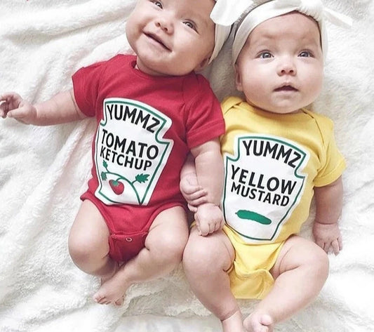 New Summer Baby Boys Girls Clothes Baby Bodysuit Short Sleeved Letter Baby Bodysuits One Pieces Cute Babies Twins Clothes #Y ShopOnlyDeal