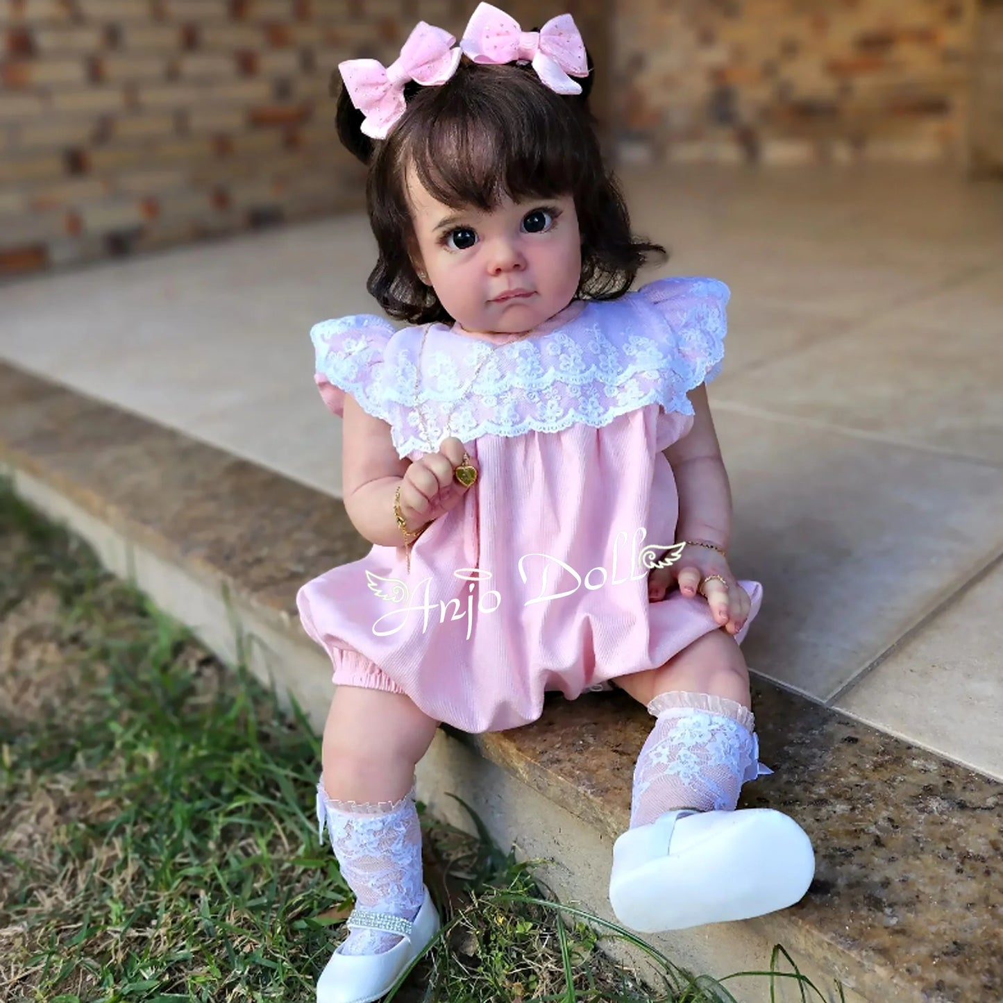 22" Maggie Bebê Reborn Dolls Painted Cute Reborn Baby Dolls With Rooted Hair Doll Toys Muñecas Para Niñas ShopOnlyDeal