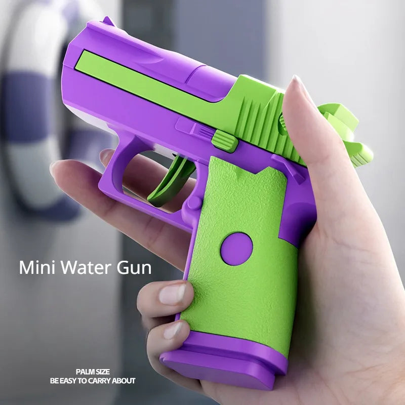 MINI Desert Eagle Water Gun | Manual Revolver Small ZP5 Pistol | Outdoor Beach Toy | Mechanical Continuous Fire Water Gun for Kids ShopOnlyDeal