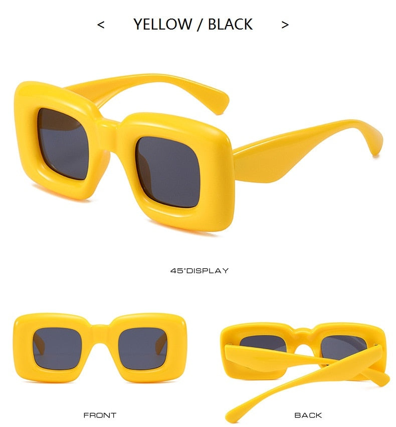 🕶️😎 Inflatable Square Sunglasses for Men & Women: New Punk Designer Sun Glasses | Fashion Big Frame Shades lentes de sol hombre ShopOnlyDeal