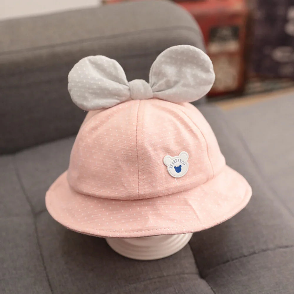 Baby Hat for Summer & Autumn | Cotton Kids Bucket Cap 0-3 Years | Sweet Sun Hats for Baby Girls | Comfortable and Soft Panama Caps ShopOnlyDeal