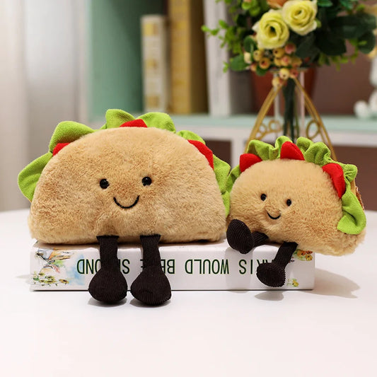 Simulation Cartoon Mexico Taco Plush Toys Stuffed Bubble Tea Pillow Soft Fruit Drink Doll Sofa Cushion Birthday Gift Present ShopOnlyDeal