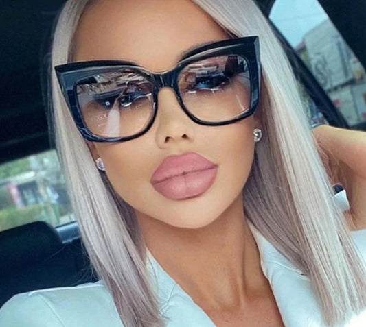 Oversized Cat Eye Sunglasses 2024 | Fashion Women Shades | Trending Men Gradient Sun Glasses | UV400 Glasses Goggles ShopOnlyDeal