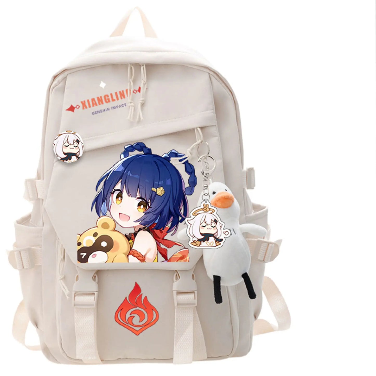 Kazuha Genshin Impact Anime Cosplay Students School Bag Backpack Ayaka Xiao Bookbag Travel Rucksack Outdoor Boys Girls Gifts ShopOnlyDeal