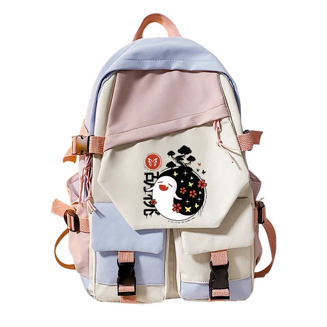 Game Genshin Impact Backpack | Kawaii Paimon Klee Cartoon Manga Schoolbag for Students Girl Boy Bookbag Kids Outdoor Travel Bags ShopOnlyDeal