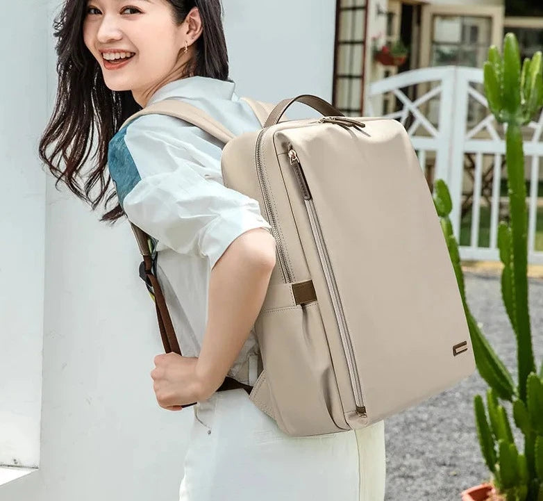 Women's Backpack Fashion New Travel Simple Business Large Capacity Laptop 15.6 inch Casual Student Backpack Women ShopOnlyDeal