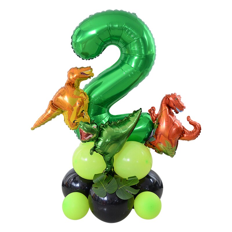 Dinosaur Happy Birthday Garland Banner Roar Dino Party Balloons Jungle Animal Safari 1st Kids Birthday Party Decoration Supplies ShopOnlyDeal