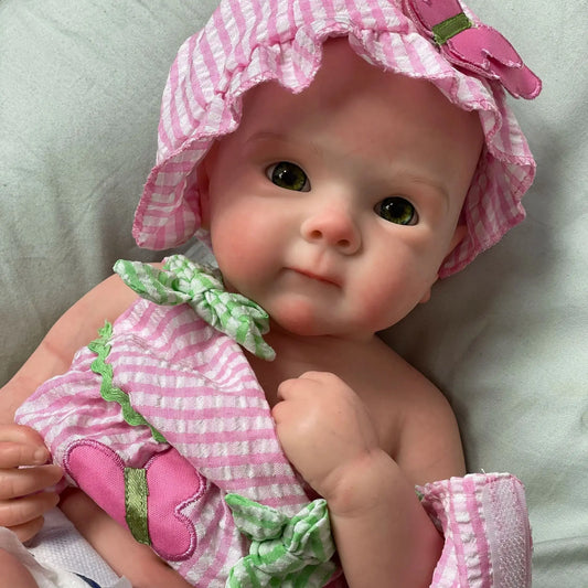 45CM Cute Girl Bettie Full Body Solid Silicone Reborn Doll Painted/Unpainted Handmade Reborn Baby Doll Reborn Corpo De Silicone ShopOnlyDeal